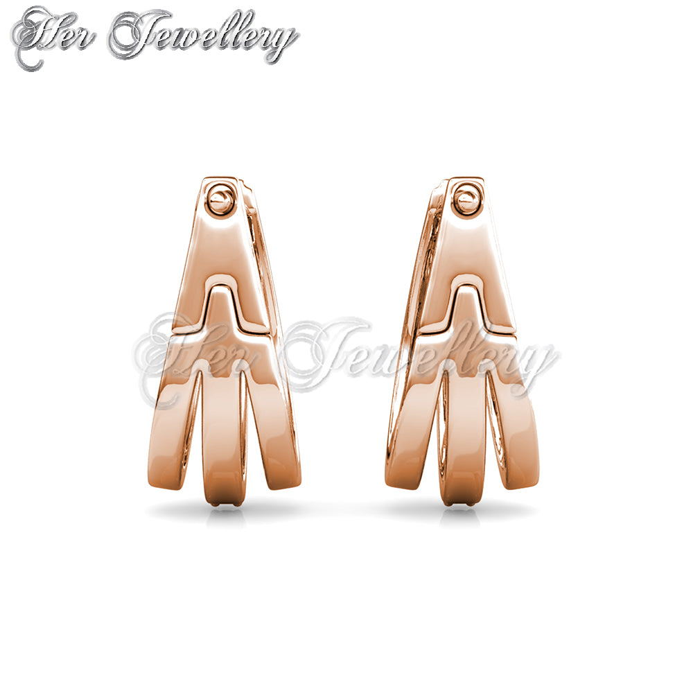 Swarovski Crystals Aurielle Hoop Earrings - Her Jewellery
