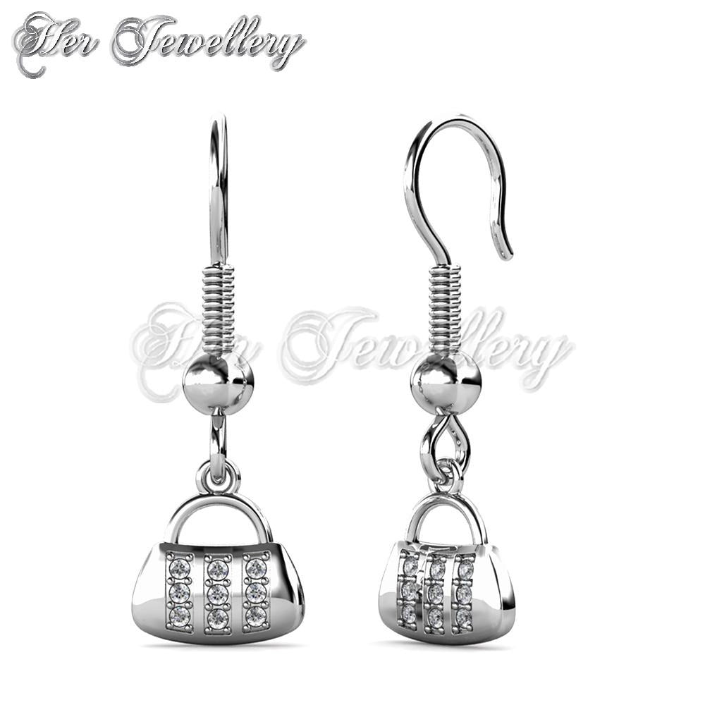Crystal Pouch Earrings