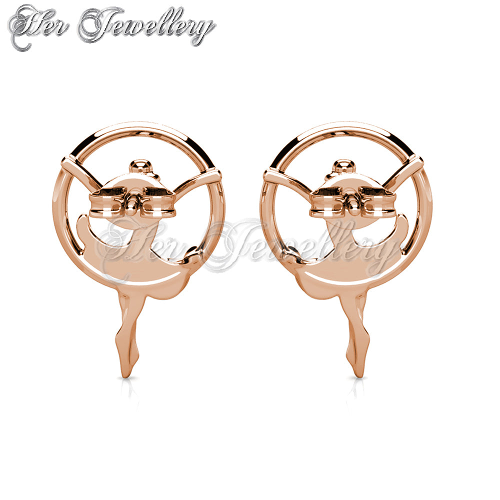 Swarovski Crystals Dancing Ballet Earrings - Her Jewellery