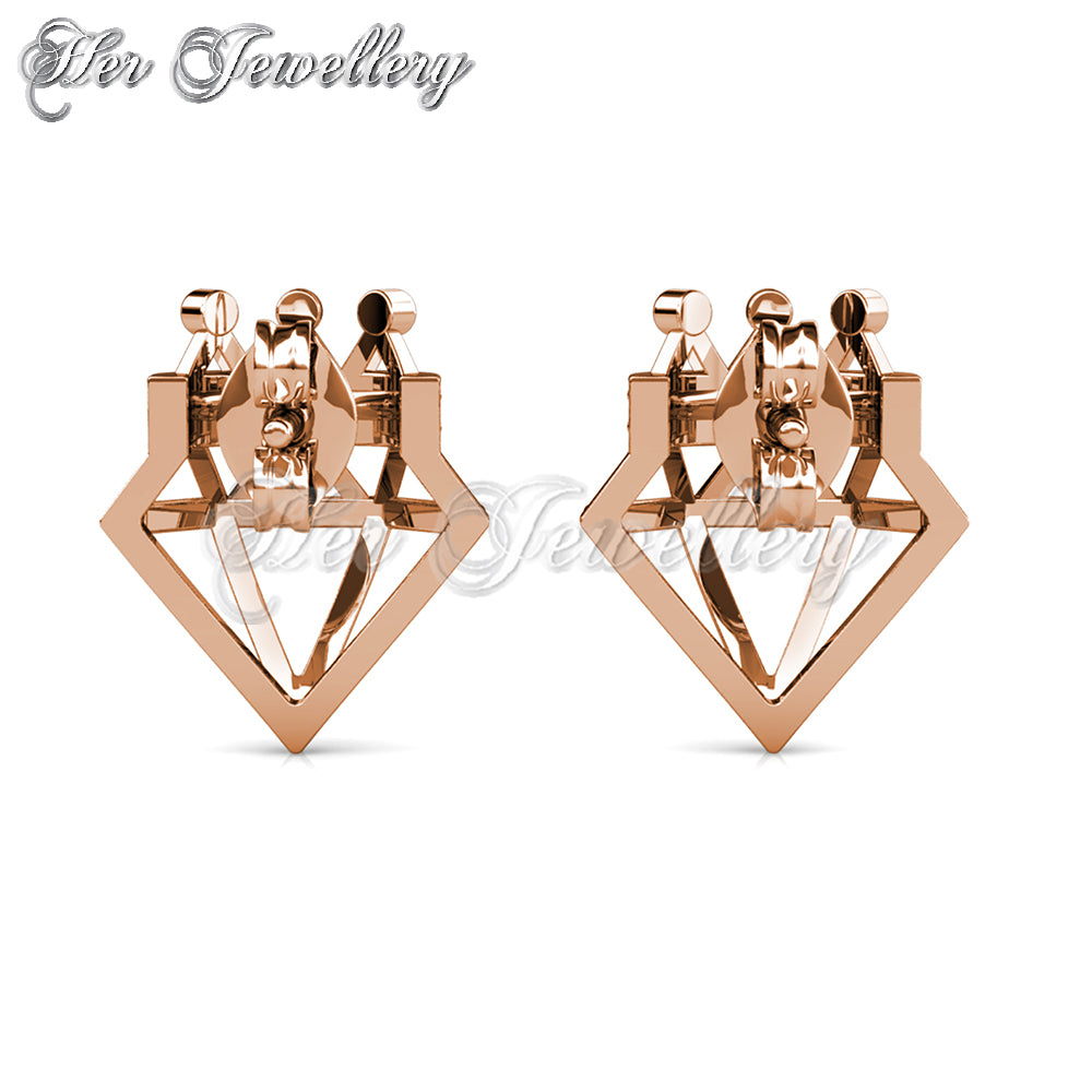 Diamond Crown Earrings