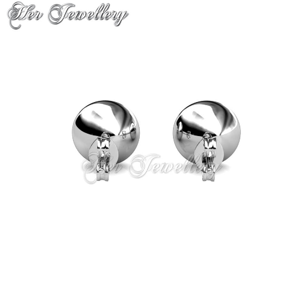 Swarovski Crystals Disc Earrings - Her Jewellery