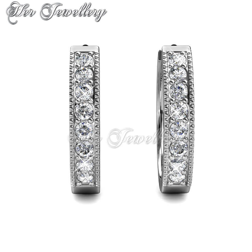 Swarovski Crystals Eclat Earrings - Her Jewellery