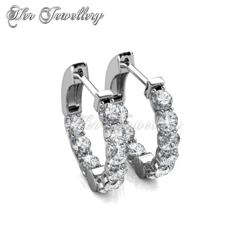 Swarovski Crystals Elysian Clip Earrings†- Her Jewellery