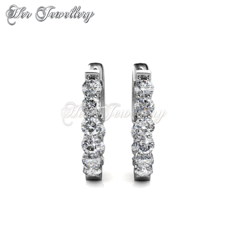 Swarovski Crystals Elysian Clip Earrings†- Her Jewellery