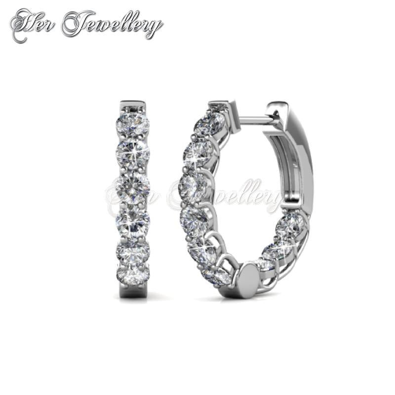 Swarovski Crystals Elysian Clip Earrings†- Her Jewellery