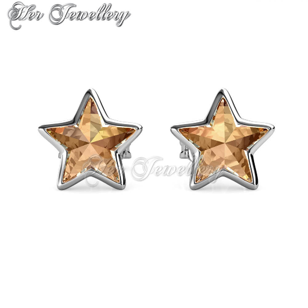 Swarovski Crystals Etoile Earrings - Her Jewellery