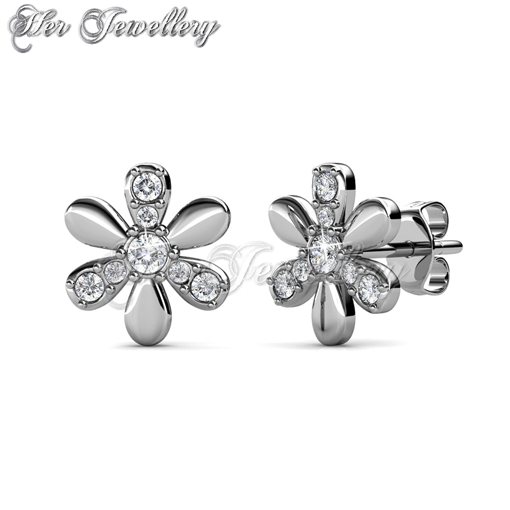 Swarovski Crystals Fleur Earrings - Her Jewellery