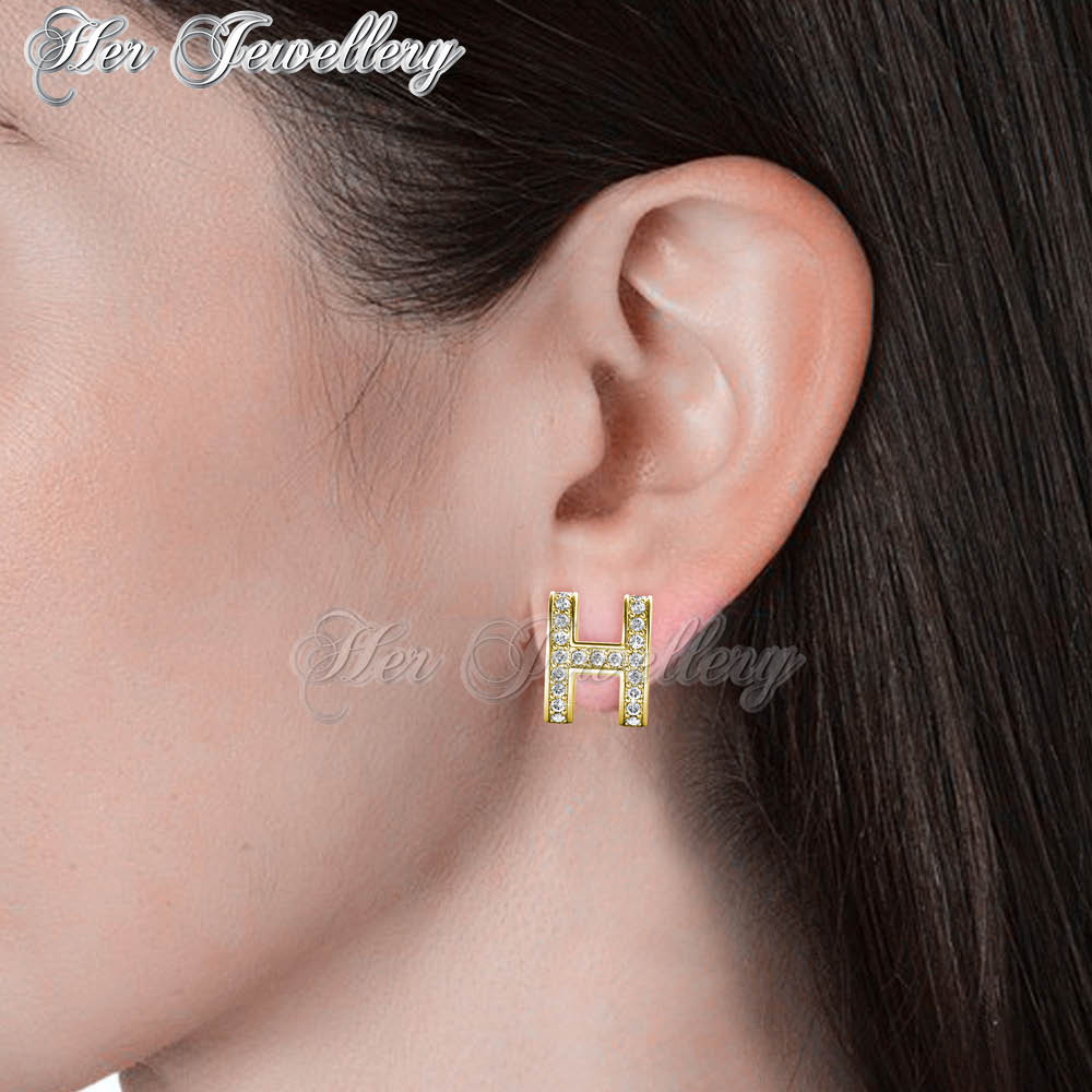 Swarovski Crystals Honey Earrings - Her Jewellery
