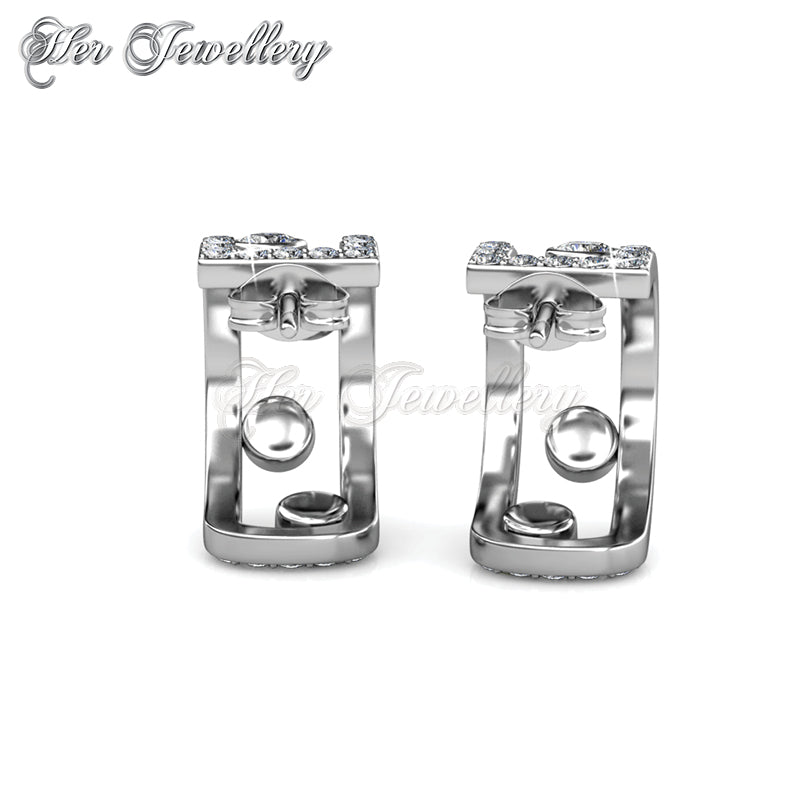 Swarovski Crystals Laurels Earrings†- Her Jewellery