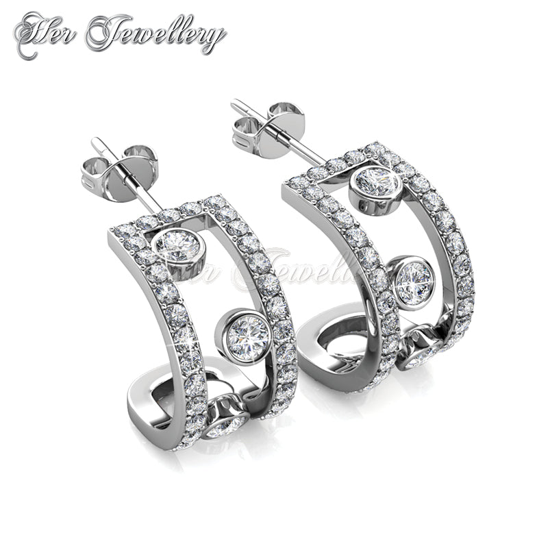 Swarovski Crystals Laurels Earrings†- Her Jewellery