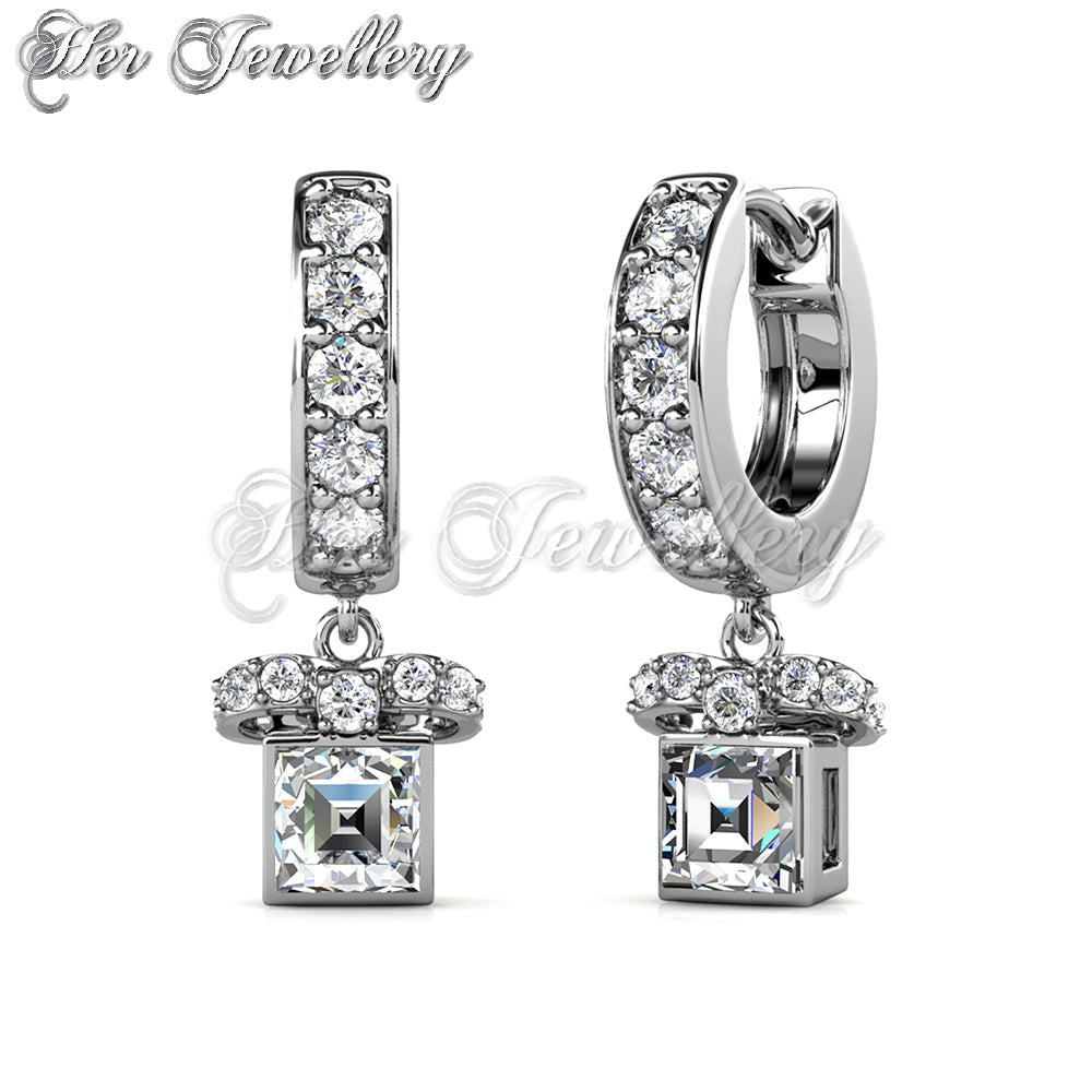 Swarovski Crystals Giselle Hoop Earrings - Her Jewellery