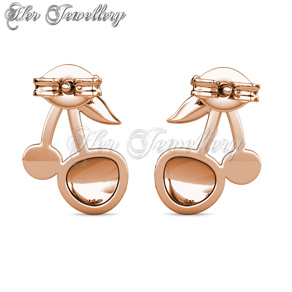 Swarovski Crystals Little Cherry Earrings - Her Jewellery