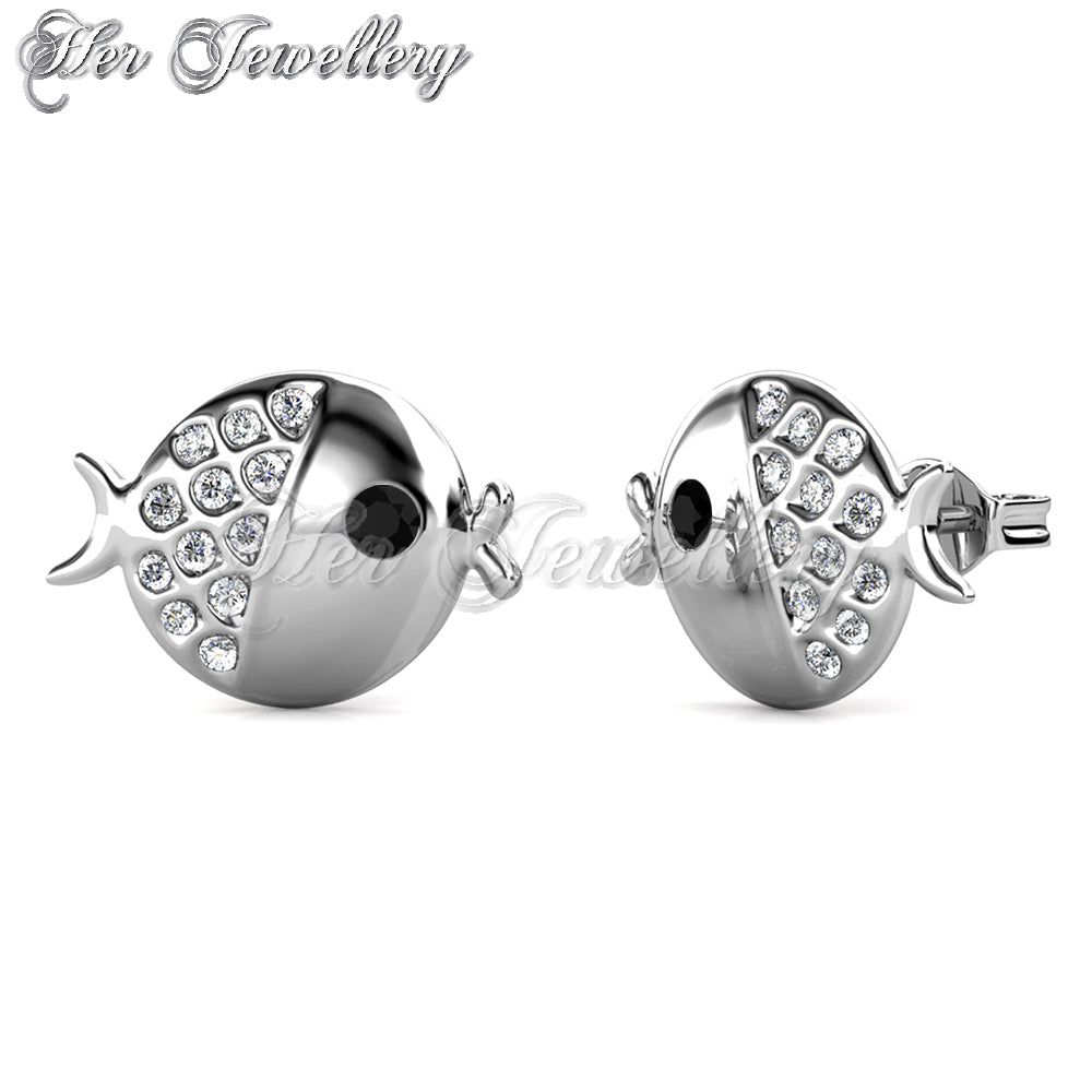 Swarovski Crystals Ocean Earrings Set - Her Jewellery