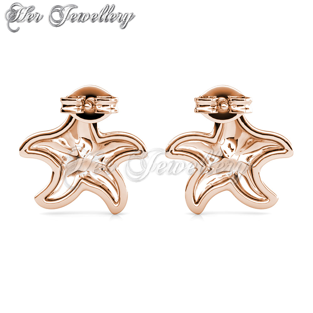 Swarovski Crystals Little Starfish Earrings - Her Jewellery