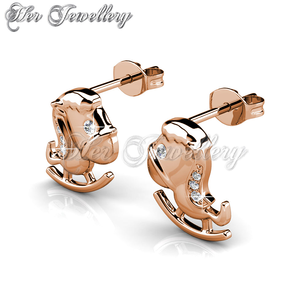 Swarovski Crystals Little Trojan Earrings - Her Jewellery