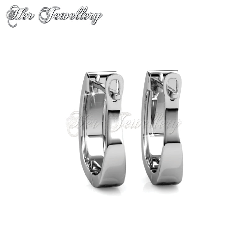 Swarovski Crystals Meg Hoop Earrings†- Her Jewellery