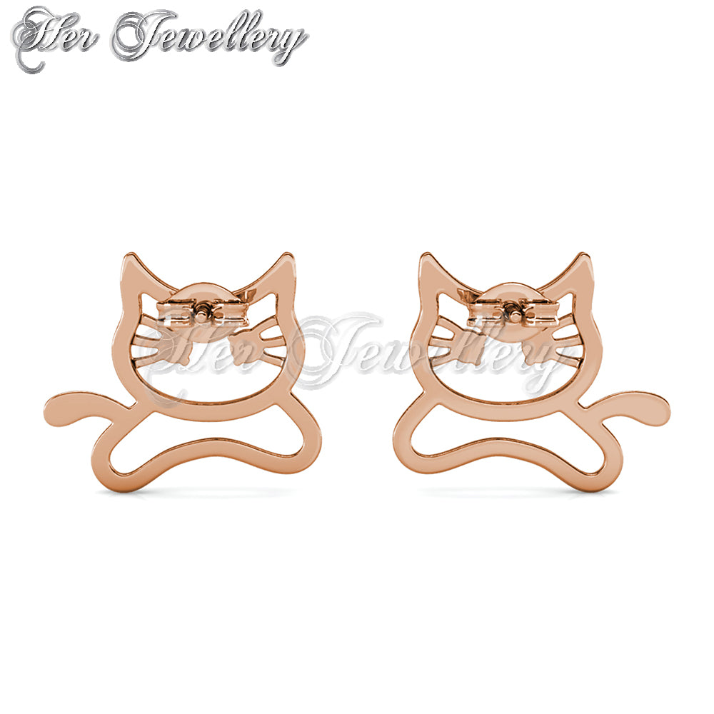 Swarovski Crystals Meowy Earrings - Her Jewellery