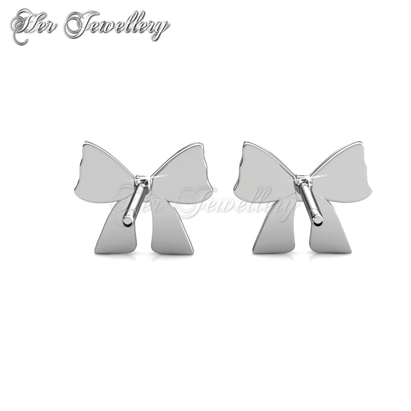 Swarovski Crystals Mini Ribbon Earrings†- Her Jewellery