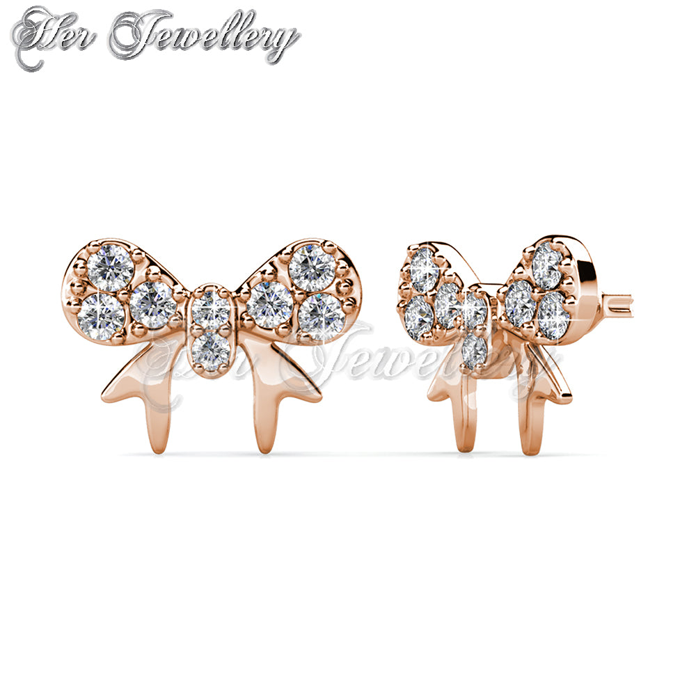 Swarovski Crystals Minnie Bow Earrings - Her Jewellery