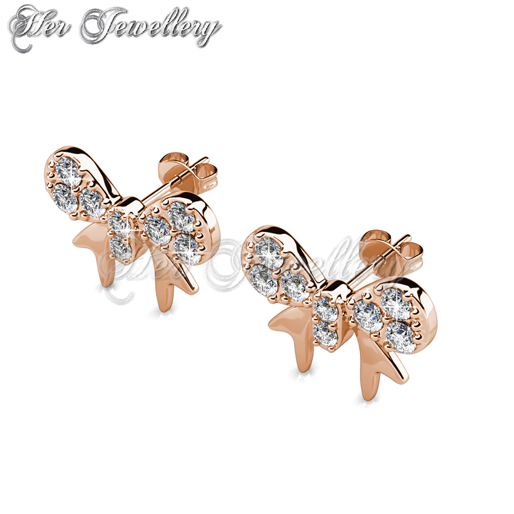 Swarovski Crystals Minnie Bow Earrings - Her Jewellery