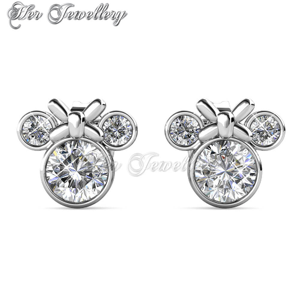 Swarovski Crystals Minnie Earrings - Her Jewellery