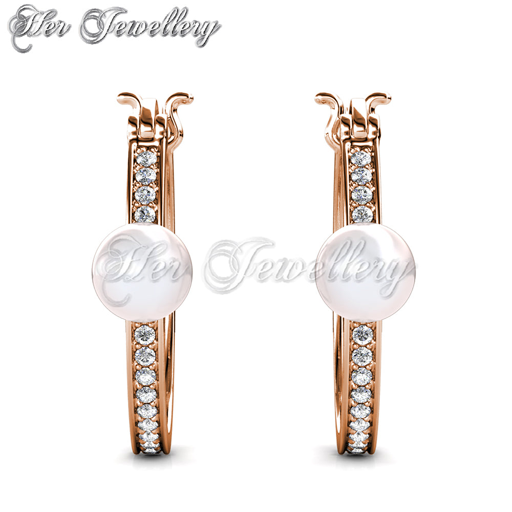 Pearl Hoop Earrings