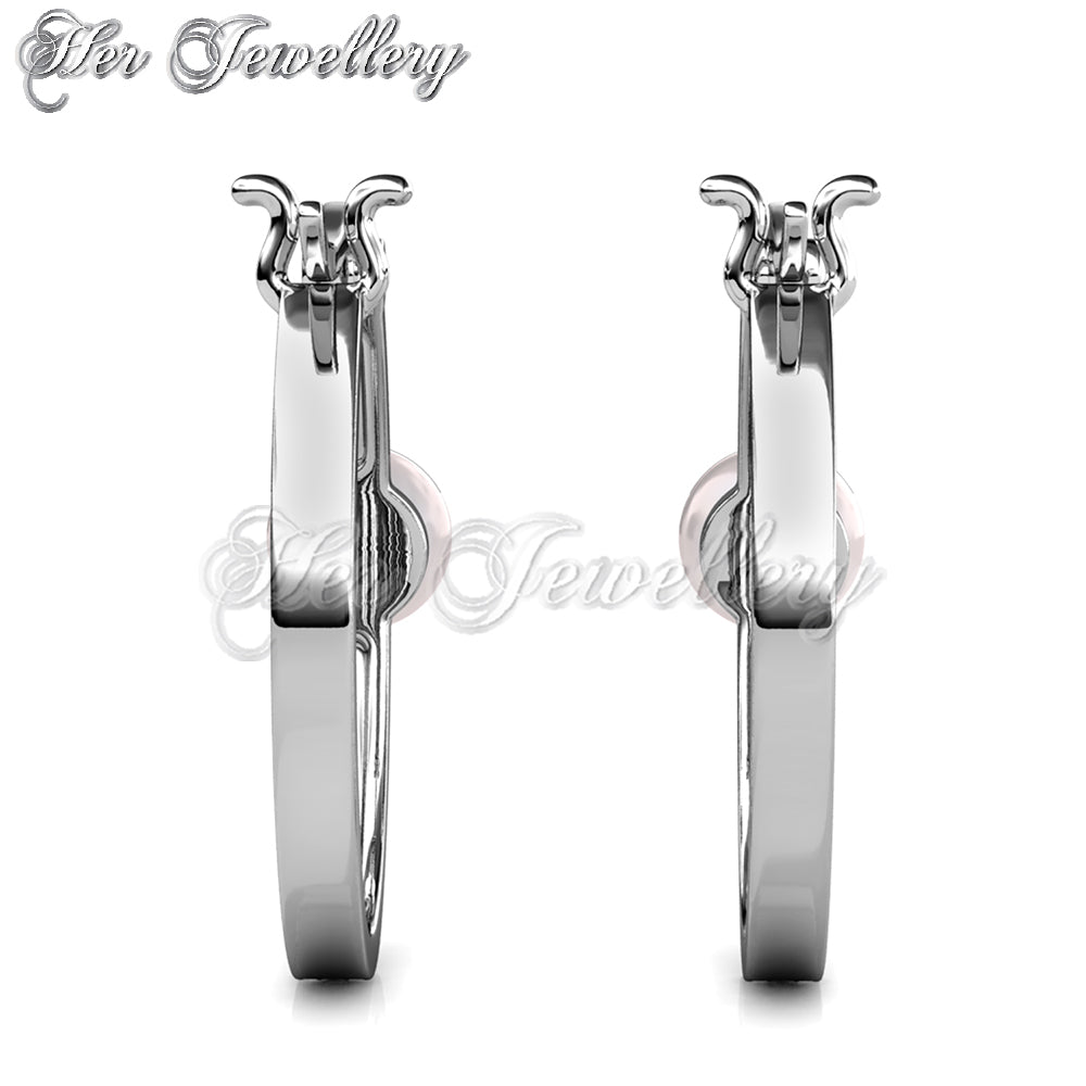 Pearl Hoop Earrings