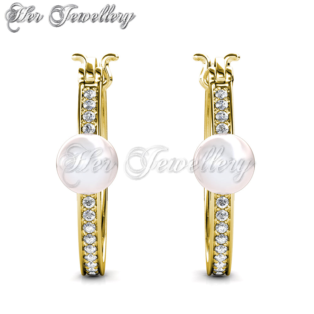 Pearl Hoop Earrings