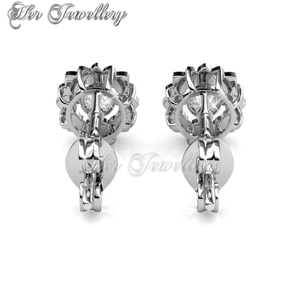 Swarovski Crystals Petal Love Earrings†- Her Jewellery