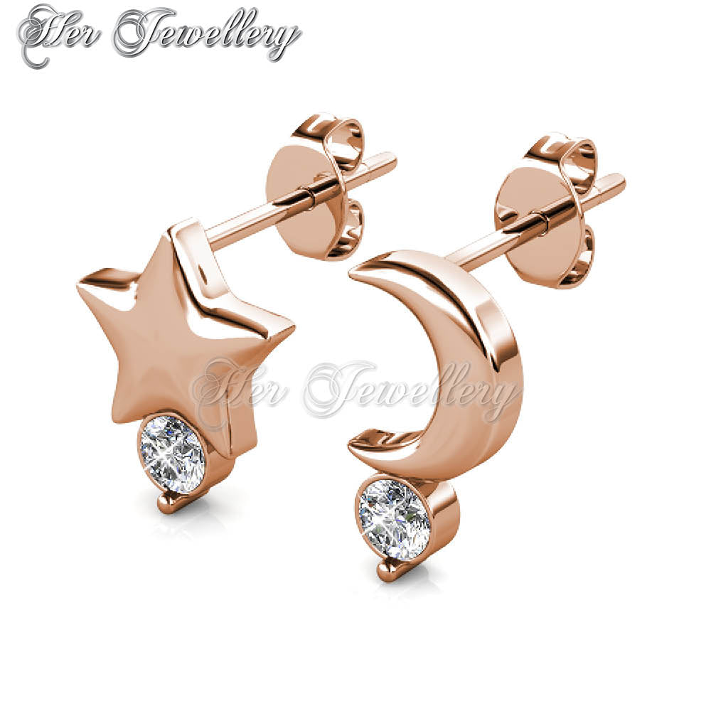 Swarovski Crystals Starry Night Earrings - Her Jewellery