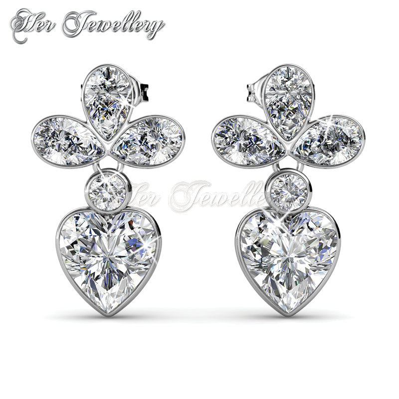 Swarovski Crystals Wisteria Earrings†- Her Jewellery