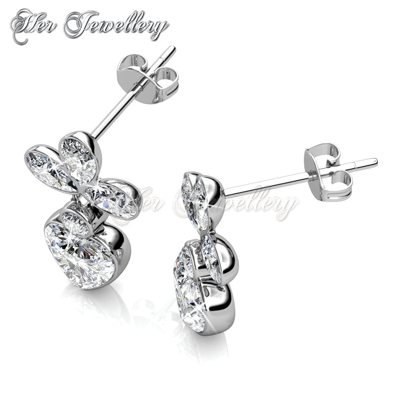 Swarovski Crystals Wisteria Earrings†- Her Jewellery