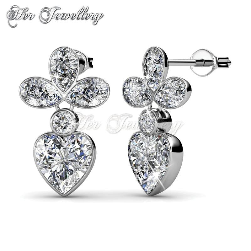 Swarovski Crystals Wisteria Earrings†- Her Jewellery