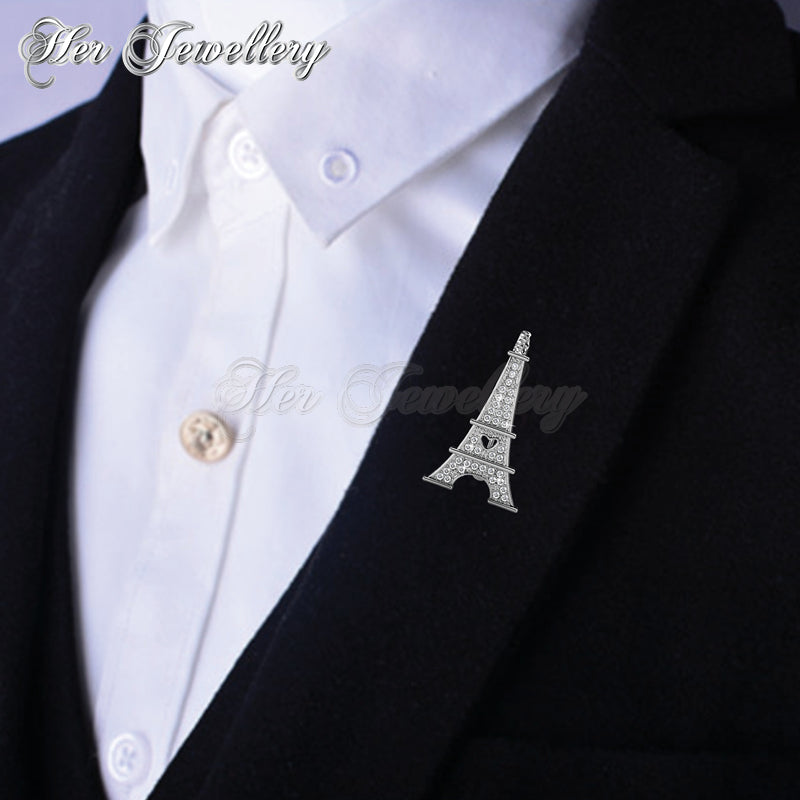 Swarovski Crystals Paris Brooch - Her Jewellery