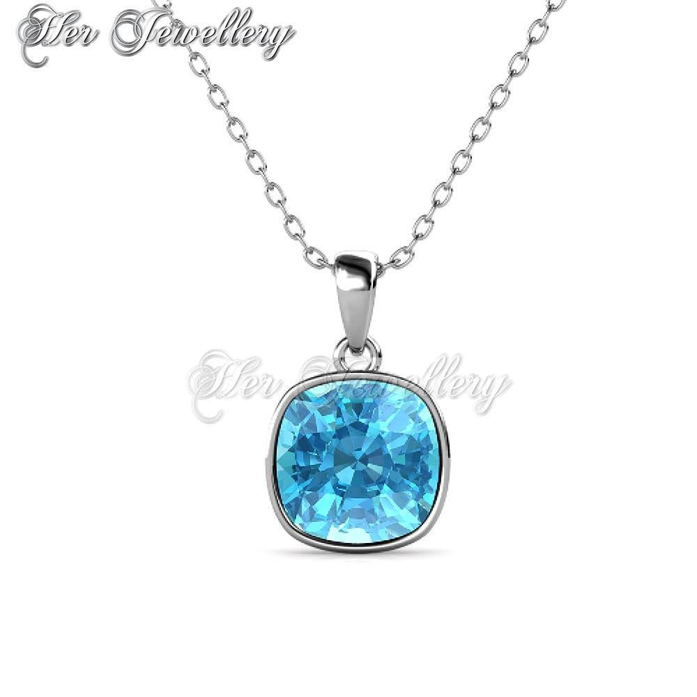 Swarovski Crystals Amethyst Pendantâ€ (Blue) - Her Jewellery