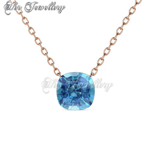 Swarovski Crystals Aria Pendant (Rose Gold) - Her Jewellery