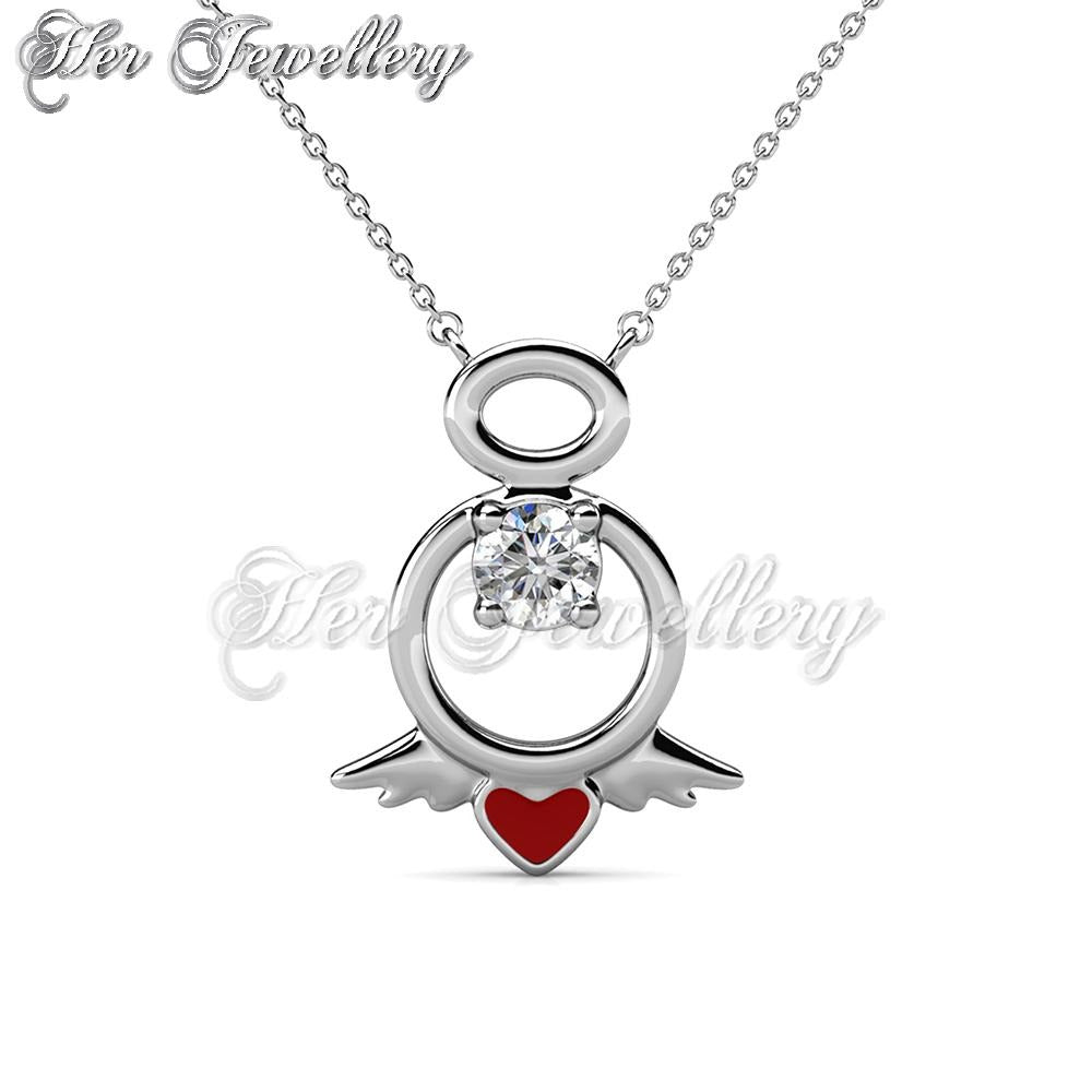 Swarovski Crystals Ballet Angel Pendant - Her Jewellery