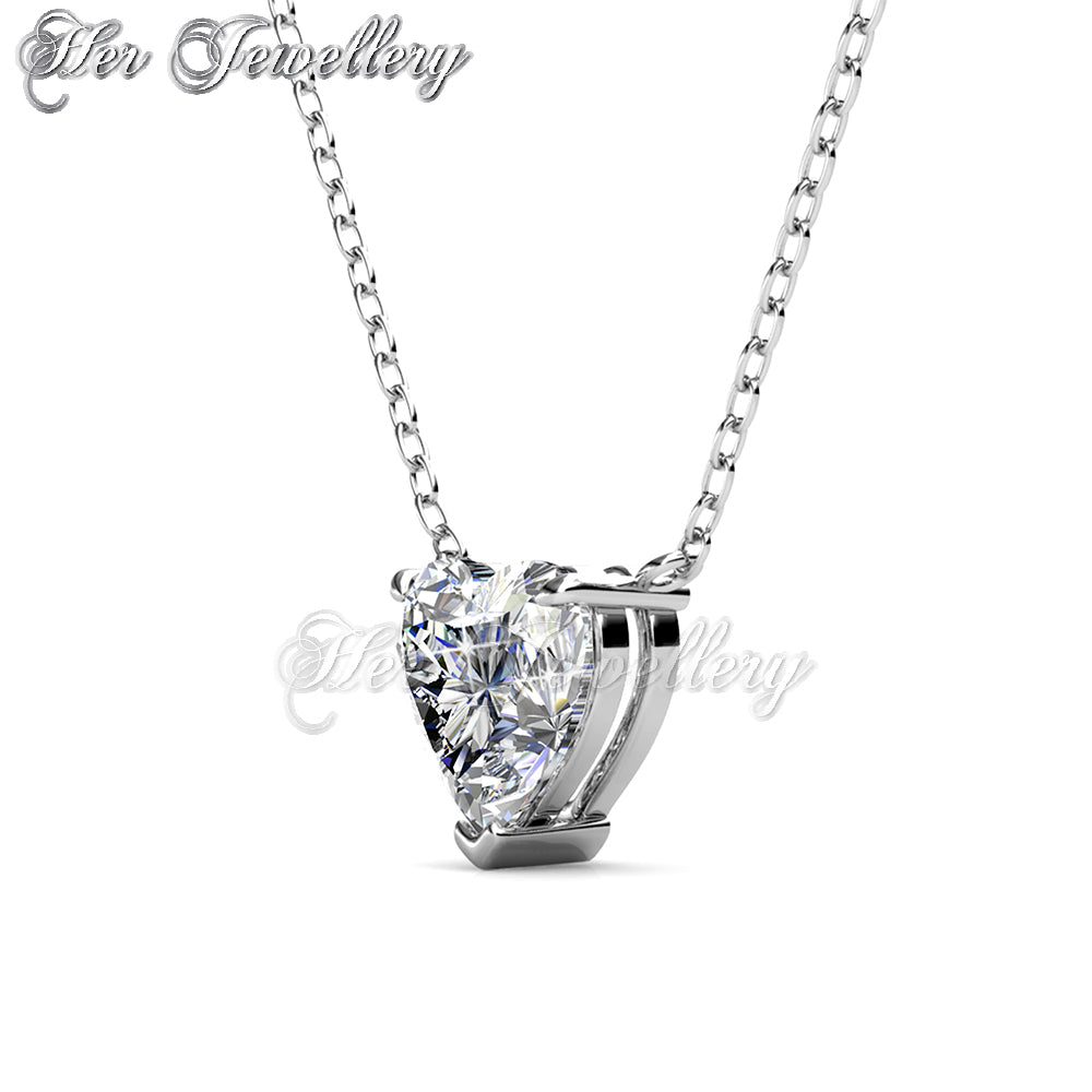 Swarovski Crystals Belle Heart Pendant - Her Jewellery