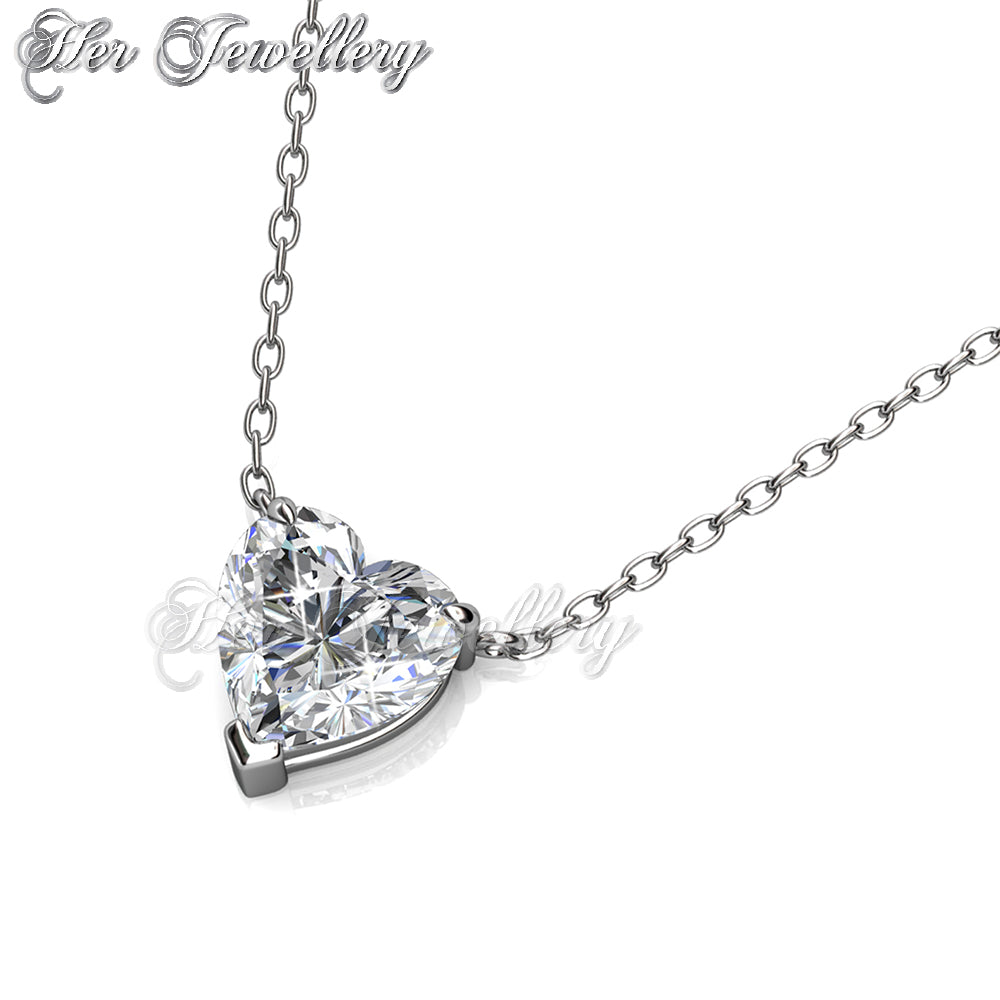Swarovski Crystals Belle Heart Pendant - Her Jewellery