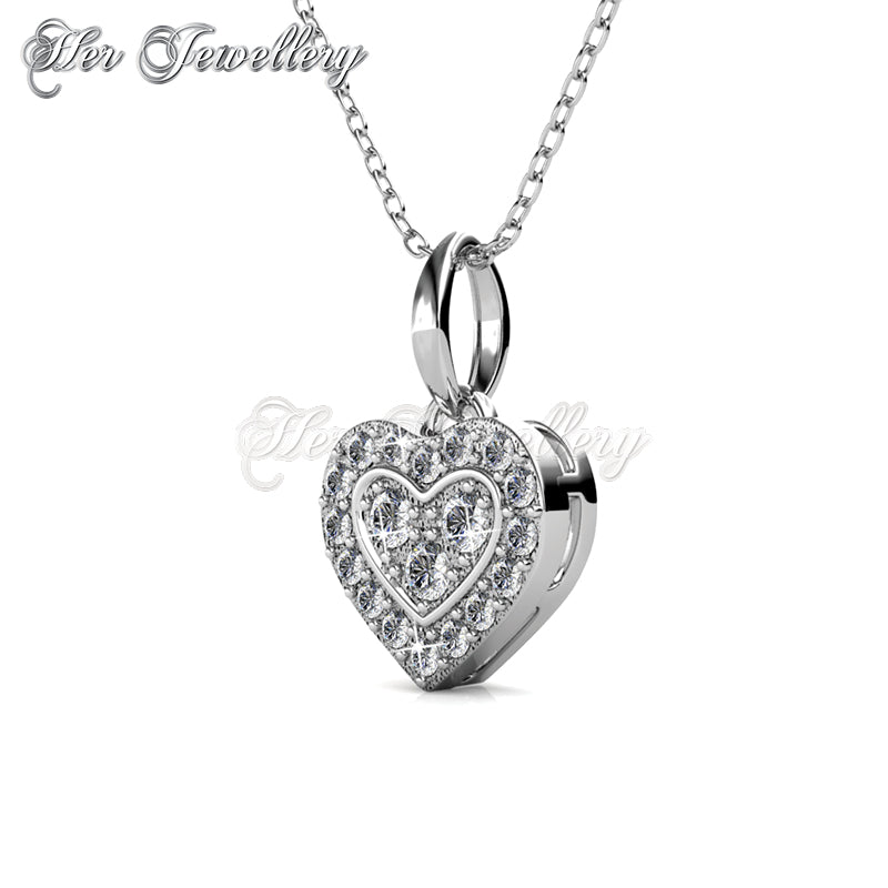 Swarovski Crystals Brilliant Love Pendant - Her Jewellery