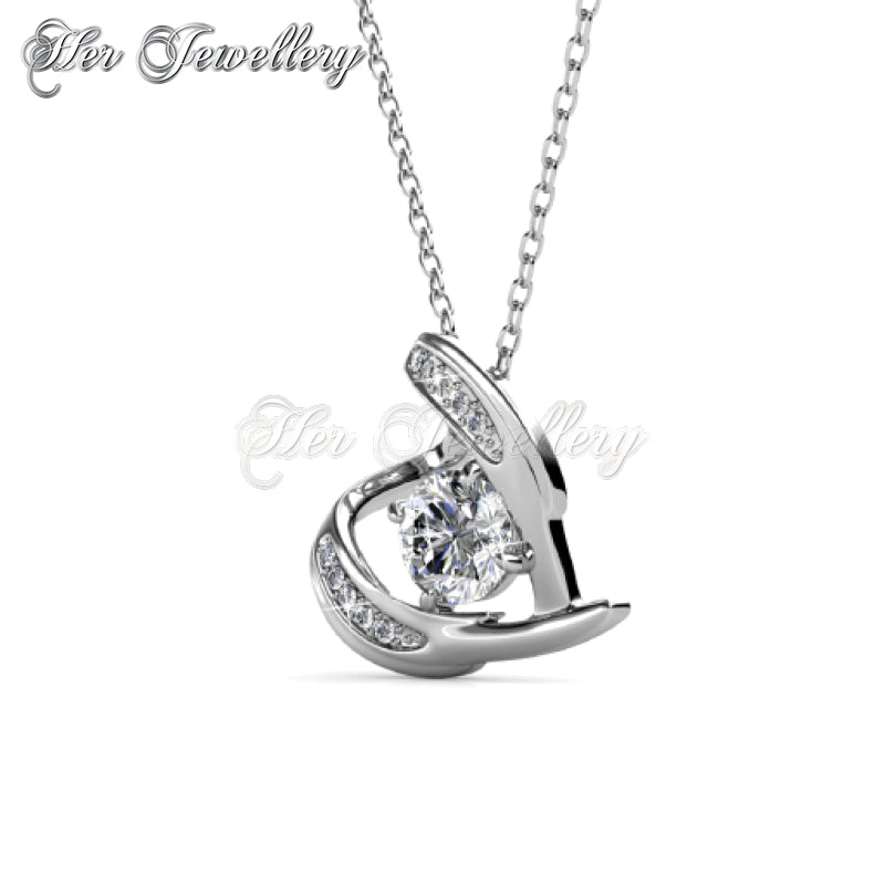 Swarovski Crystals Cassie Love Pendant†- Her Jewellery