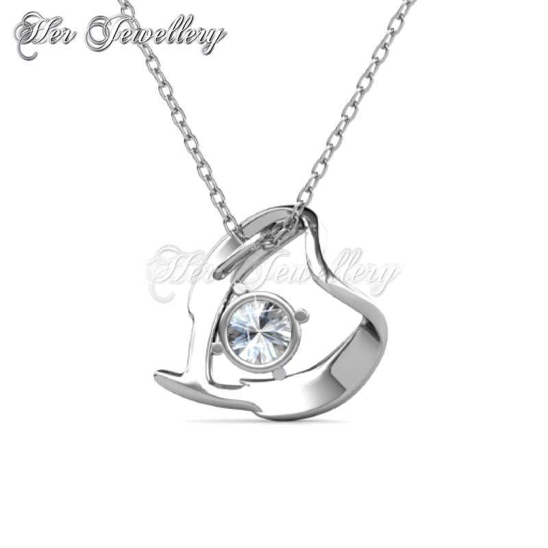 Swarovski Crystals Cassie Love Pendant†- Her Jewellery