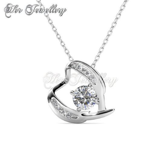 Swarovski Crystals Cassie Love Pendant†- Her Jewellery