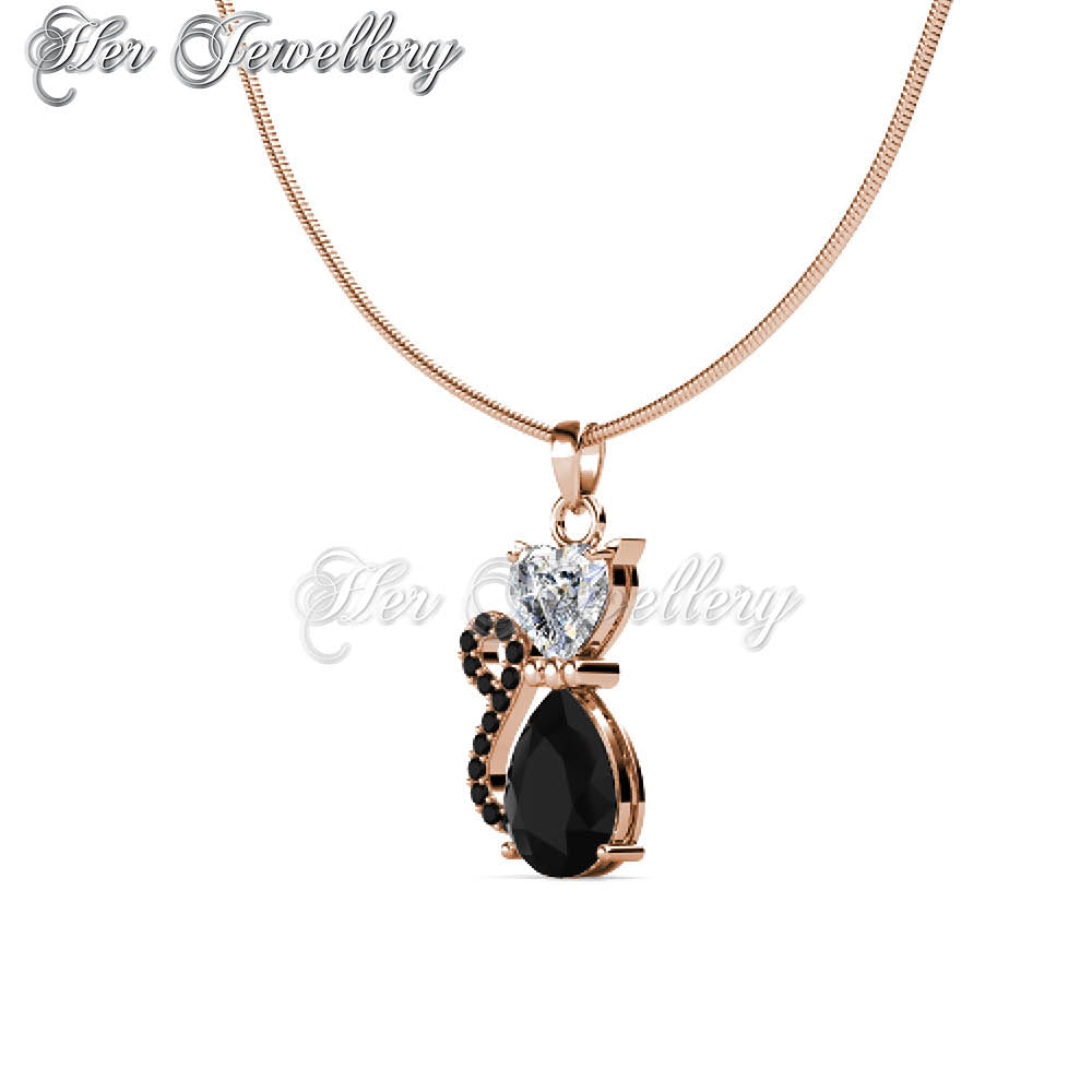Swarovski Crystals Cat Pendant†- Her Jewellery