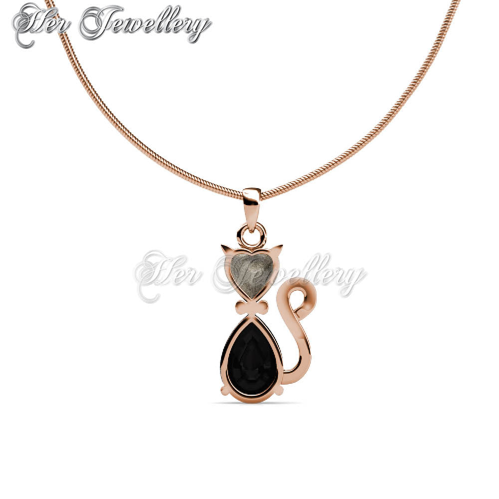 Swarovski Crystals Cat Pendant†- Her Jewellery