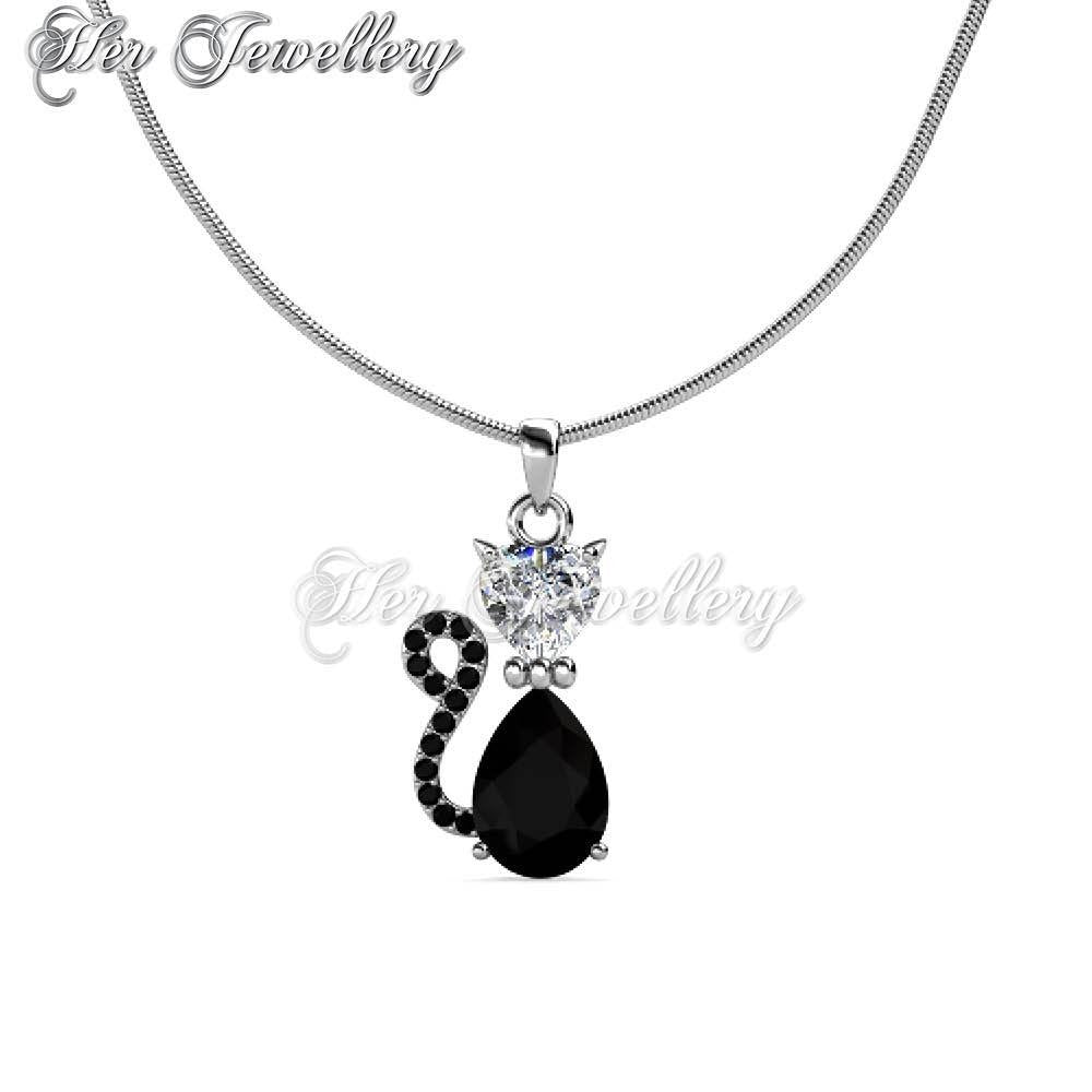 Swarovski Crystals Cat Pendant†- Her Jewellery