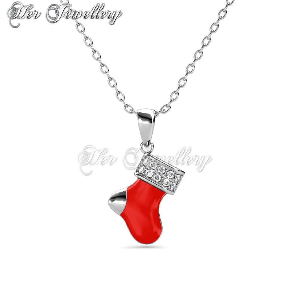 Christmas on sale ornament necklace