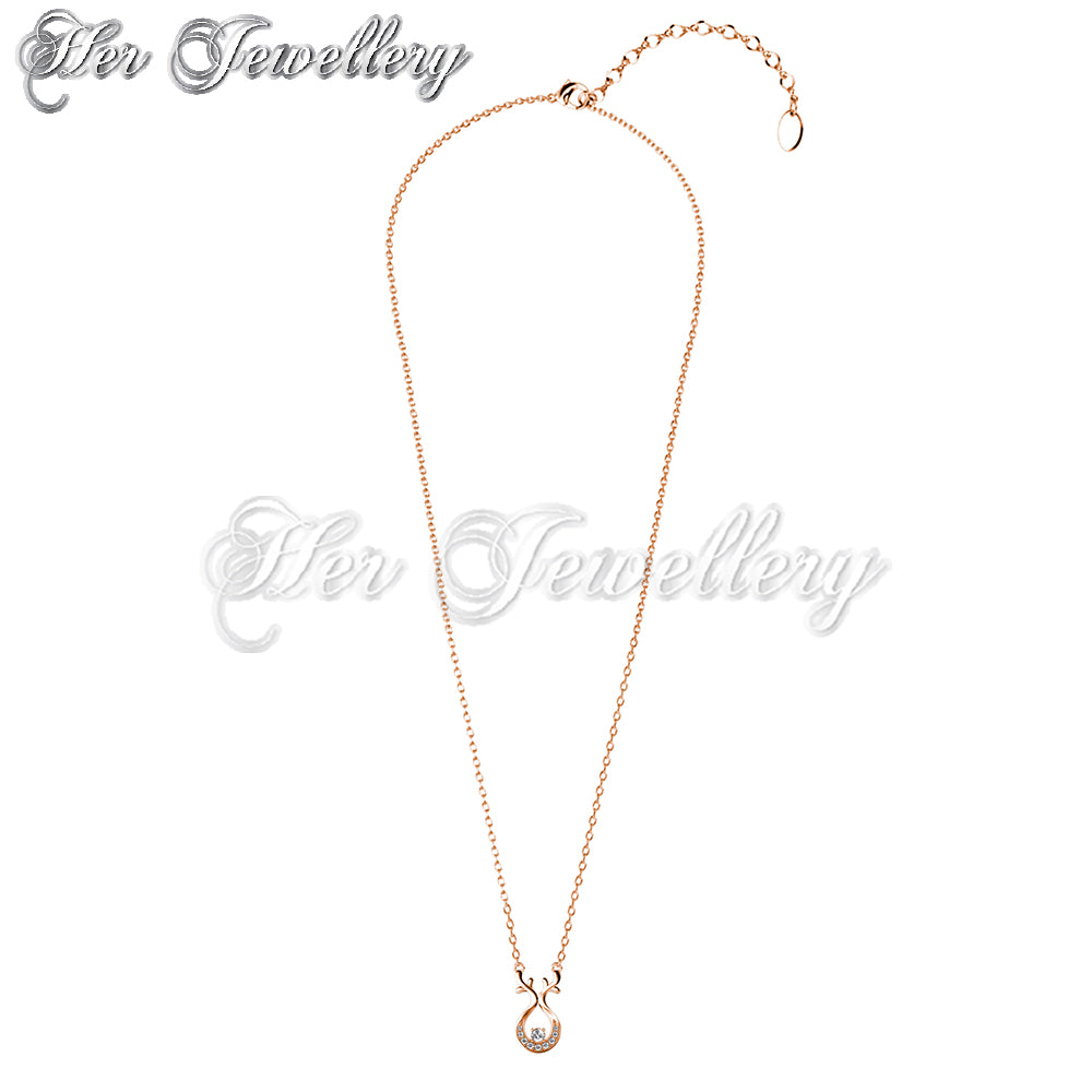 Cresent Antlers Pendant