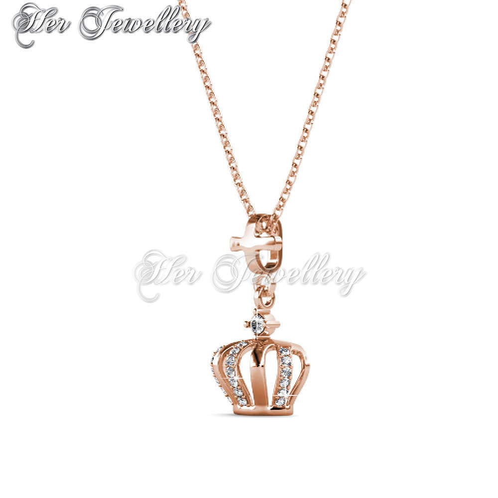 Swarovski Crystals Crown Cross Pendant†- Her Jewellery