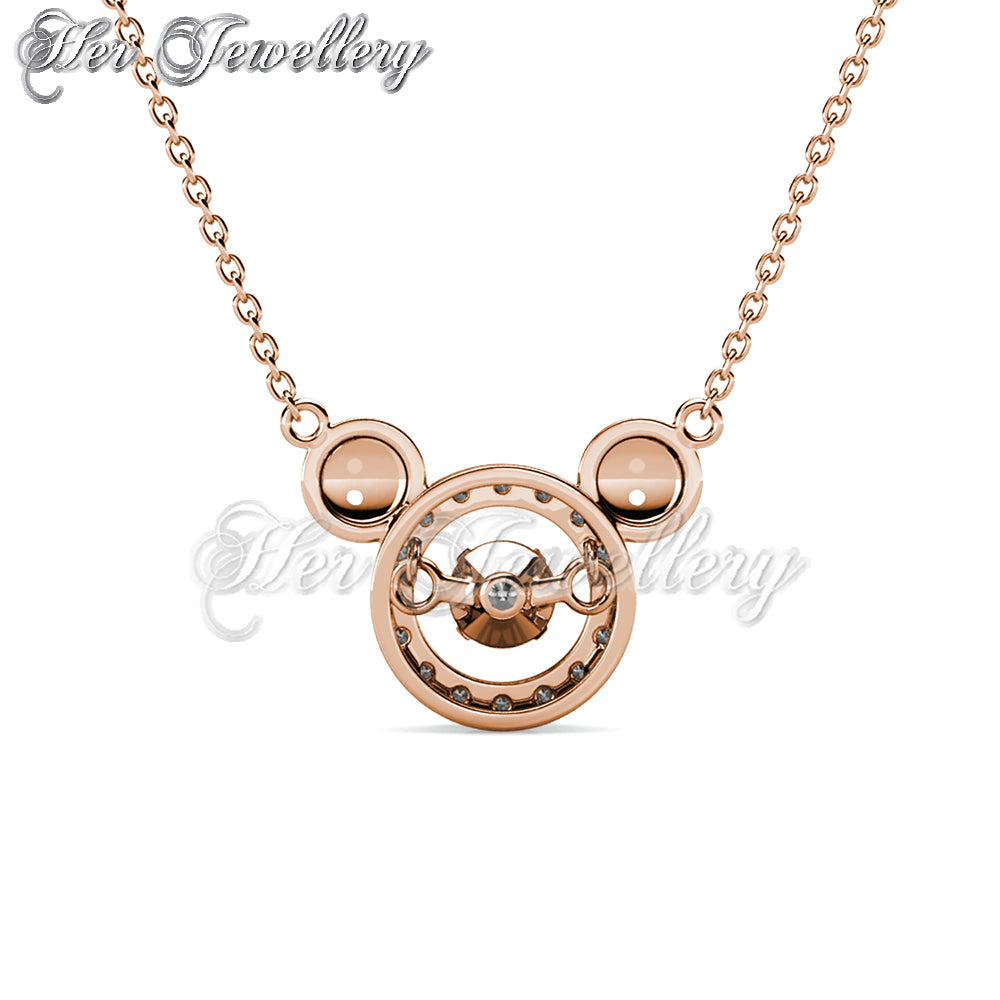 Swarovski Crystals Dancing Micky Pendant - Her Jewellery